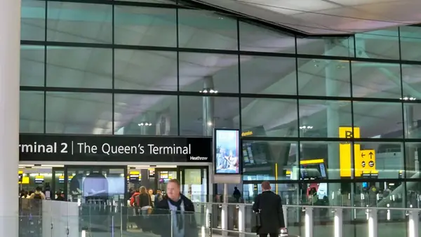 Heathrow Terminal 2 entrance